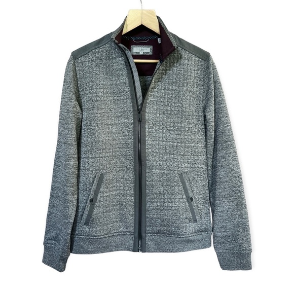Ted Baker London Other - Ted Baker London Men’s Full Zip Whooty Grey Quilted Jacket, Size 4 (US Large)